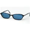 EYEVAN Blush GAL Nero/Grigio Occhiali da Sole W/ Lenti Blu 49-18-140mm Giappone