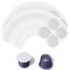 Fukaisu 200pz Sigilli in Alluminio per Capsule di Caffè Espresso, Coperchi in Alluminio Capsule di Caffè Espresso 37mm Compatibili con le Macchine Della Linea Originale Nespresso
