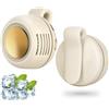 CLIUNT Mini ventilatore elettrico senza pale, portatile, silenzioso, a 3 velocità, con clip su vita e collo, ricaricabile, piccolo ventilatore elettrico da viaggio per vita all'aperto, viaggi, ufficio