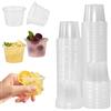LANSKYLAN 200 Pz Bicchieri da Shot in Plastica Riutilizzabili 25ml Bicchierini da Liquore in Plastica Rigida Bicchieri da Vino Trasparente Bicchierini per Degustazioni per Feste Compleanni e Matrimoni