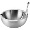 Generico Dip Chiller Bowl - Stainless Steel Double Walled Insulated Serving Bowl, 20x20x9cm Double Walled Insulated Party Dish For Salsa Guacamole Condiments Sauces Salad Hot Cold Food Appetizer