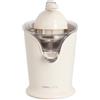 CREATE/JUICER PRESS/Spremiagrumi elettrico a leva bianco panna/Senza schizzi, serbatoio 250 ml, filtro per polpa, sistema antigoccia, lavabile in lavastoviglie, 2 coni rimovibili, 100W