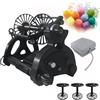 TozMvi Filatore Elettrico per Filati, Ruota Di Filatura Automatica, Avvolgitore per Palline Di Lana per Filati, Mini Filatore per Lana, Commutazione Avanti E Indietro,Black