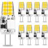 Generic Lampadina LED, base bi-pin G4 Lampadina LED 3 W, equivalente alogena 20 W 30 W, 250 LM, 360° Angolo fascio, Lampadina illuminazione domestica, Non dimmerabile, Senza sfarfallio, AC/DC 12V, Conf