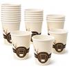 ecodrinks 1000 Bicchieri Caffè Carta da 90ml, Bicchierini Monouso Ideali per Crema Caffè o Espresso/Macchiati, Set Bicchierini Caffè Eco-Friendly/Biodegradabili, Made in Italy