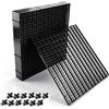 mawmuaw Griglia per Acquario in Plastica 6 Pezzi Divisore per Acquario 30x30 cm Griglia del Filtro dell'Acquari Divisore con 6 Pezzi Clip Ventosa per Filtri e Protezione del Fondo dell'Acquari