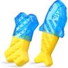 Pawaboo Giochi da masticare rinfrescanti per cani, confezione da 2 | Giocattoli di Ghiaccio da Masticare per Cani, 2 Pacchetti di Giocattolis da Dentizione per Cuccioli Congelabili, Giallo+Blu