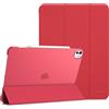 ProCase Cover iPad Pro 13 Pollici (M5/M4) 2025 2024 (A2925 A2926 A3007), Custodia iPad Pro 13", Ultra Sottile Leggero Cover con Auto Svegliati/Sonno -Rosso