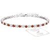 Aretas Bracciale da donna in argento Sterling 925, regolabile, regalo di compleanno, Natale, per lei, donne, fidanzate, Rame, Senza Gemstone