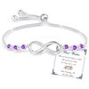 Esmoly Bracciale Donna Argento Infinito Braccialetto Cuore Zircone Regolabile Regalo Donna Ragazza (02)