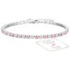 Aretas Bracciale da donna in argento Sterling 925, regolabile, regalo di compleanno, Natale, per lei, donne, fidanzate, Rame, Senza Gemstone