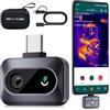 VANTRUE POWER TS1 Telecamera termica termica per Android, fotocamera a infrarossi con 512 × 384, super risoluzione, fotocamera a infrarossi con USB-C, da -20 °C a 550 °C, ispezione domestica, 15 x