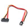 Jaopary di Alimentazione Dati per Disco Rigido Integrato di Alimentazione Dati Piccolo 4 Pin Femmina e SATA 3.0 un SATA 22 Pin (7 + 15 Pin)