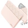 Smatree Custodia per laptop per Lenovo Yoga Slim 7i Aura Edition da 15,3 pollici, borsa per laptop con tasca per accessori, cerniera YKK, design antiurto brevettato, rosa (E617P)