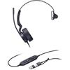Yealink UH44 Mono Teams USB-C/A Auricolare Cablato A Padiglione Ufficio USB Type-C / USB Type-A Nero (UH44 Mono Teams USB-C/A)