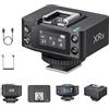 Godox XRS TTL Ricevitore flash, portata 100 m, batteria integrata da 1270 mAh, cavo di sincronizzazione e cavo USB-C compatibile con scatto Godox X3/X3Pro per Sony
