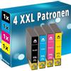 Inkadoo 4 cartucce d'inchiostro per Epson Stylus S22 SX125 SX130 SX230 SX235W SX430 SX445