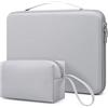 HYZUO 13,3-14 Pollici Borsa Custodia Rigida PC Portatile per MacBook Pro 14 M5/M4/M3/M2/M1 A3426 A3427 2026-2021, MacBook Pro/Air 13, Dell Pro 13/14 Premium, 13,8-13,5 Surface Laptop, Grigio Roccia