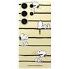 LA CASA DE LAS CARCASAS Custodia compatibile con Samsung Galaxy S24 Ultra ufficiale di Peanuts Snoopy a righe per proteggere il tuo cellulare. Cover in silicone trasparente flessibile con licenza
