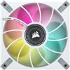 Corsair iCUE ML120 RGB ELITE, 120 mm Ventola PWM a RGB (Tecnologia CORSAIR AirGuide, Cuscinetto a Levitazione Magnetica, Velocità da 2.000 RPM, Bassa Rumorosità) Confezione Tripla, Bianco
