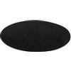 LaTienda23 Set di 5 tappetini per mouse piccoli extra sottili per computer - Base antiscivolo in silicone ultra sottile - Mouse Pad circolare (20 cm, nero) (5 pezzi)