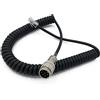DAGIJIRD Rotondo 8 pin maschio a 8 pin RJ-45 microfono a molla cavo adattatore microfono per Yaesu MD-200 MD-100 M-1 M-100 YM-48 MH-31 MH-31B8 MH-36D8