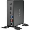 Shuttle NC40U7 barebone per PC/stazione di lavoro 0.84L sized PC Nero i7-1255U Intel SoC (NC40U7 I7-1255U 65W EXT. - GLN WLAN HDMI DISPLAY PORT)