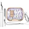 Generico Custodia a Cartone Animato Compatibile Con Airpods Pro 3 Con Kit Di Pulizia | Per Blocco Supporto Portachiavi e Cordino, Graziosa Armatura Floreale Elegante Per Corpo Intero Uomo Donna