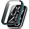 BAIDIYU Cover Compatibile con Xiaomi Smart Band 9 Pro, PC + Pellicola Temperata, Antigraffio, Orologio Custodia Protettiva Compatibile con Xiaomi Smart Band 9 Pro.(SZL)