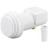 CABLEPELADO LNB - Convertitore universale LNB per antenna parabolica, universale singolo LNB, LNB Sat Digital (DVB-S2), Rumore 0,1 dB, 8K, 4K, UHD, HDTV, 3D,