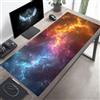 YEYUMEOZ Tappetino Mouse Gaming, 70x30 cm Tappetino Mouse Astratto, Impermeabile e Antiscivolo Tappeto Gaming, Bordo Cucito con Liscio Superficie, Giallo per Ufficio PjY1932 4-I