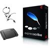 Express Scribe Software di trascrizione professionale con pedale USB (download digitale, licenza e download informazioni saranno all'interno della scatola