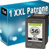 Inkadoo Cartucce d'inchiostro compatibili per HP 56XL PSC 1315 1317 1350 2100 2105 2110 2115 2170 2175