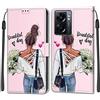 Feyten Cover per Oppo A57S / A57 2022 / A77 5G / Realme V23, Custodia in Pelle PU, Flip Custodia Pelle PU con [Magnetica][TPU Antiurto][Supporto Stand], Cover a Libro Portafoglio (Ragazza)