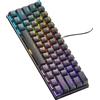 Heoscus Tastiera meccanica da gioco con tastiera retroilluminata a LED 61 tasti tastiera per computer con filo per computer portatile PC Gamer lavoro in ufficio