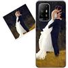 KARTXITAI Cover Personalizzata Compatibile con OPPO A94 5G/Reno5 Z/A95 5G con Foto Testi logo,Custodia Morbido TPU Silicone Gel Trasparente Custom Case con Immagine,Testo+1 x Cinturino Universale