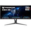 Acer Predator X34 X5 86,4cm (34) UWQHD OLED Curved Gaming Monitor 21:9 HDMI/DP/USB-C PD90W 240Hz 0,03ms FreeSync Premium Pro [Energieklasse F] (UM.CXXEE.501)
