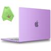 UESWILL Custodia per MacBook Air 15 M5 M4 M3 M2 2023-2026, viola | Modello A3448 A3241 A3114 A2941, opaco liscio e setoso al tatto, include custodia rigida + panno in microfibra