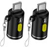 xiwai USB-C LED Luce Illuminazione Atmosfera Interna Tipo-C Maschio per Ciclismo All'aperto Camminata Telefono Caricabatterie per Laptop Lampada Notturna 210 Lumen 2 pz/set