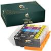 EMBRIIO PGI-550XL CLI-551XL Kit 5 Cartucce d'Inchiostro 550 551 XL Sostituzione per Canon Pixma iP7250 MX925 MG6350 MG5450 MG5550 MG5650 MG6450 MG6650 MG7150 MG7750 iX6850 iP8750 MX725