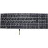 LeFix Tastiera tedesca con retroilluminazione e pointing stick per HP ZBook Fury 15 G7 G8 Mobile Workstation, layout QWERTZ, grigio