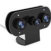 CUQI per Raspberry Pi Telecamera a Infrarossi Visione Notturna Con Custodia in Acrilico, Webcam Regolabile per Pi 4/Pi 3 B+/Pi 3, Adatta per Monitor di Sicurezza Domestica, Fai Da Te, Stampante 3D