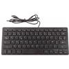 Naroote Tastiera USB Tastiera Wireless Mini Tastiera Tastiera Wireless, Tastiera 78 Tasti Muti Interfaccia Mini USB Cablata Ultra Sottile Computer Desktop Tastiera Piccola Lingua