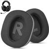 Wzsipod Cuscinetti di ricambio in tessuto a rete per cuffie Logitech G Pro, G Pro X, G Prox 2, G Pro X SE, con schiuma per isolamento acustico, realizzati in tessuto traspirante (nero)