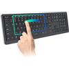 Clevetura CLVX 1 tastiera wireless con touchpad Bluetooth RGB