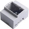 BlissfulAbode Scatola elettrica per Raspberry Pi 4/3 ABS con porta di visualizzazione e blocco scorrevole per un uso sicuro e sicuro (Pi3B+ventola+raffreddamento)