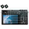 HUIPUXIANG Protezione Pellicola per Sony Alpha 6000 6400 6600 6300 5000 A6000 A6400 A6600 A6300 con copertura Hot Shoe, 0,3mm ad alta definizione 9H durezza ottica LCD Premium vetro di protezione [3 +2 pezzi]