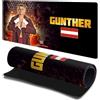 Head Case Designs Licenza Ufficiale WWE Ritratto Gunther 23.62 x 11.81 x 0.12 Inches (600 x 300 mm) - L Tappetino per Mouse E Scrivania da Ufficio per Giochi Tastiera PC