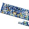 Tmboryuu 74/140 tasti PBT Backlits Keycaps Graffiti Art Design originale profilo inciso lato per tastiere meccaniche