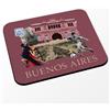 Fabulous Buenos Aires - Tappetino per mouse da viaggio, motivo: cartolina Argentina, dimensioni: 24 x 20 cm, colore: Rosso